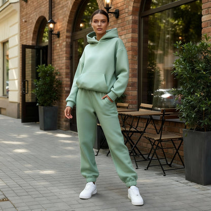 Comfortable Two-Piece Jogging Suit Set