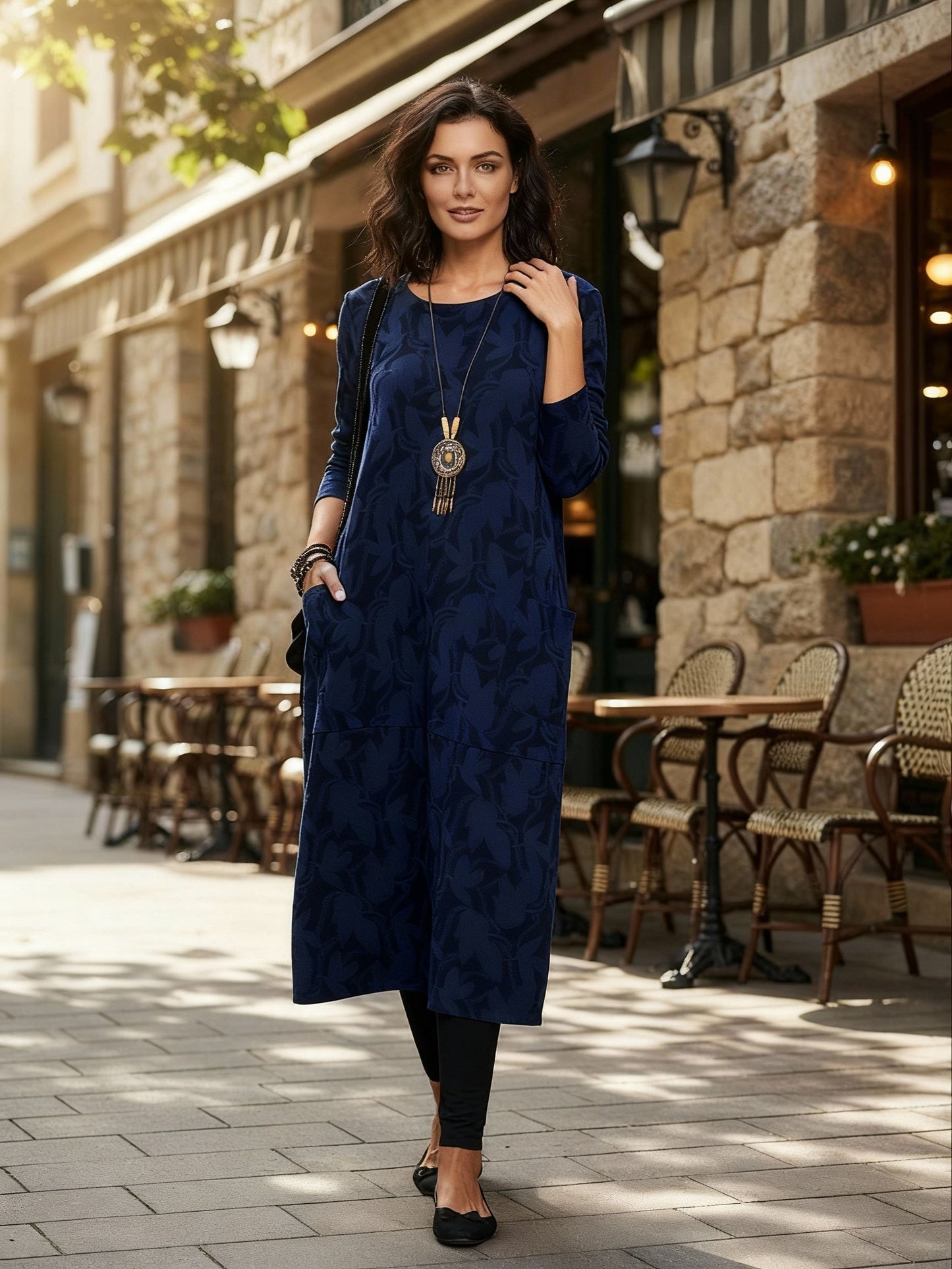 Stylish Women's Long Winter Dress