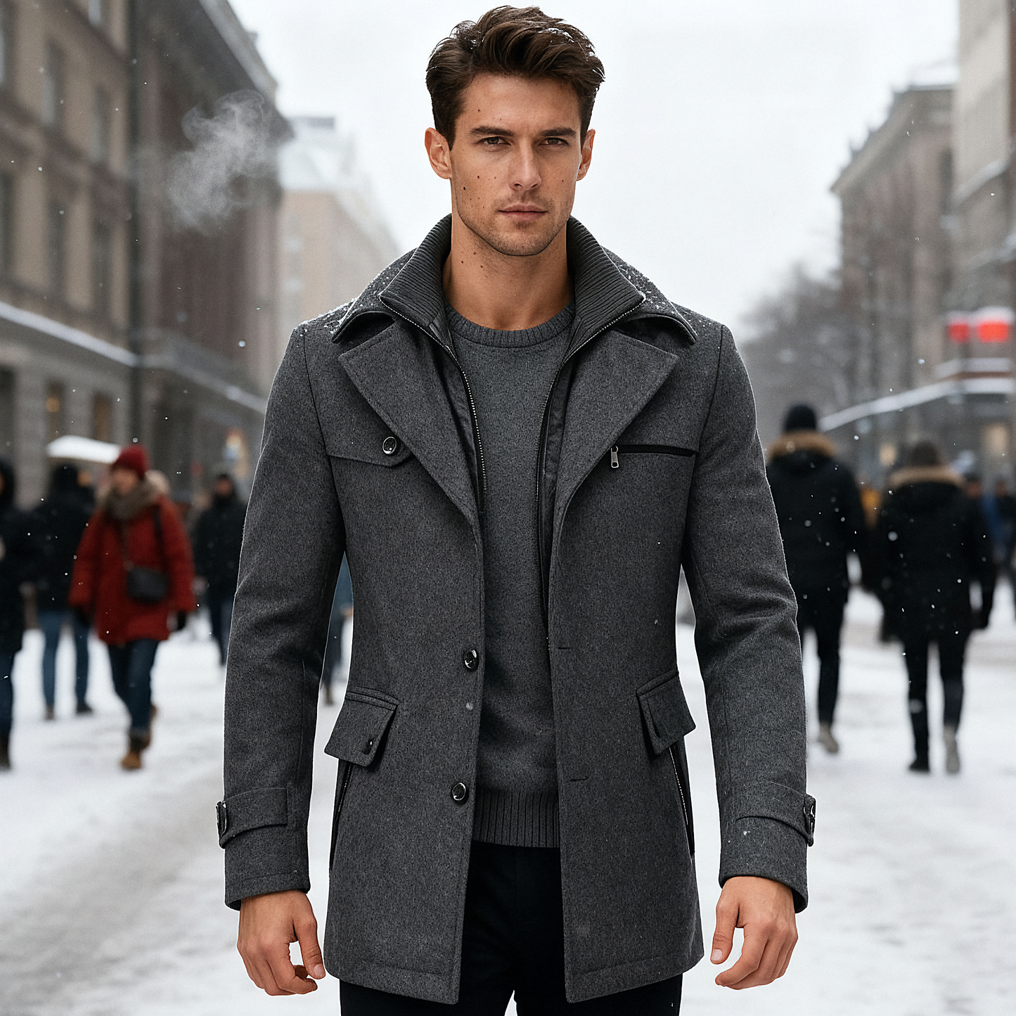 Waterproof Men's Elegant Winter Coat