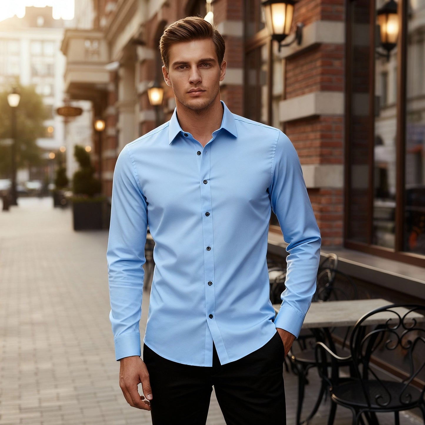 Easy Iron Stretch Shirt Comfort