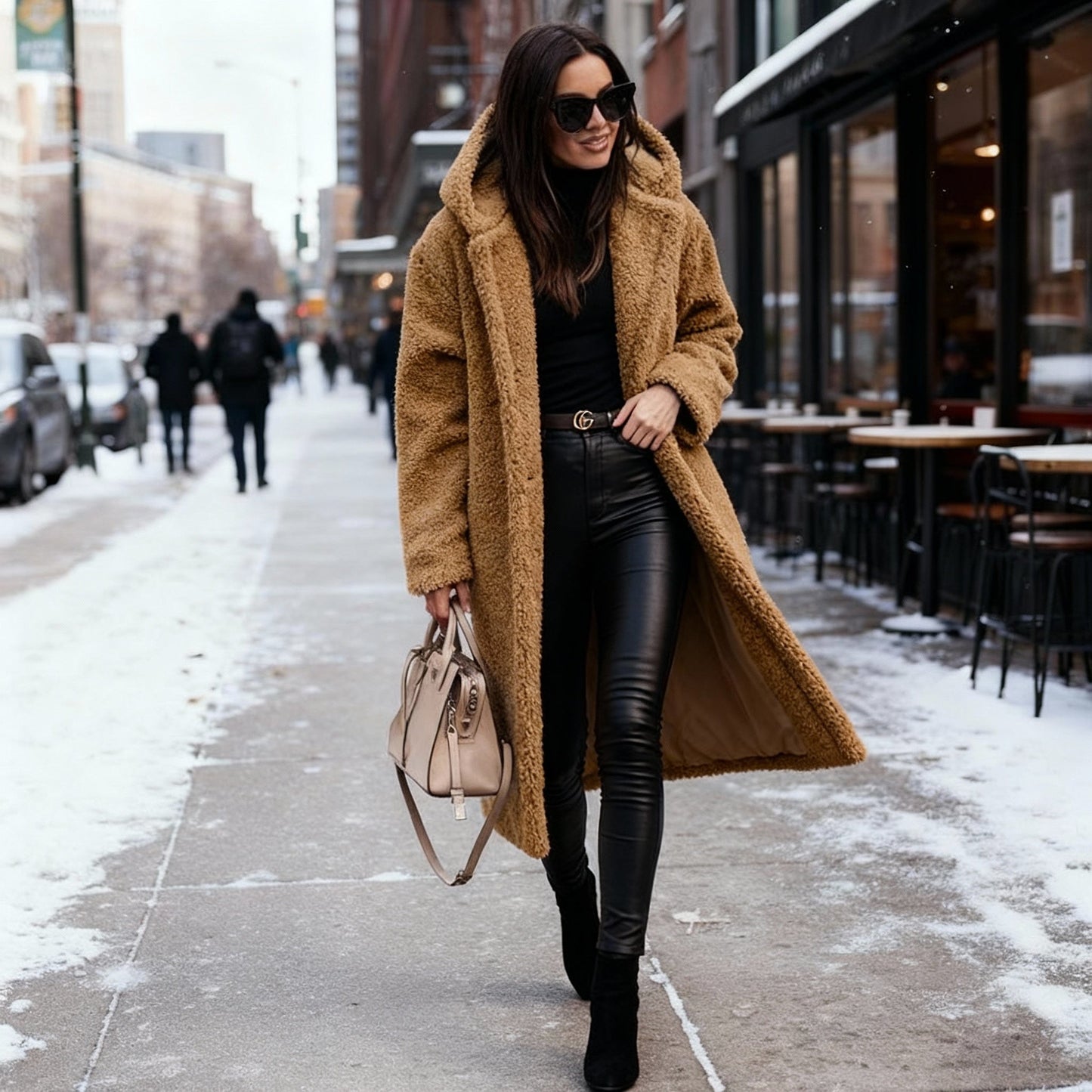 Soft Teddy Coat Women's Hooded Jacket