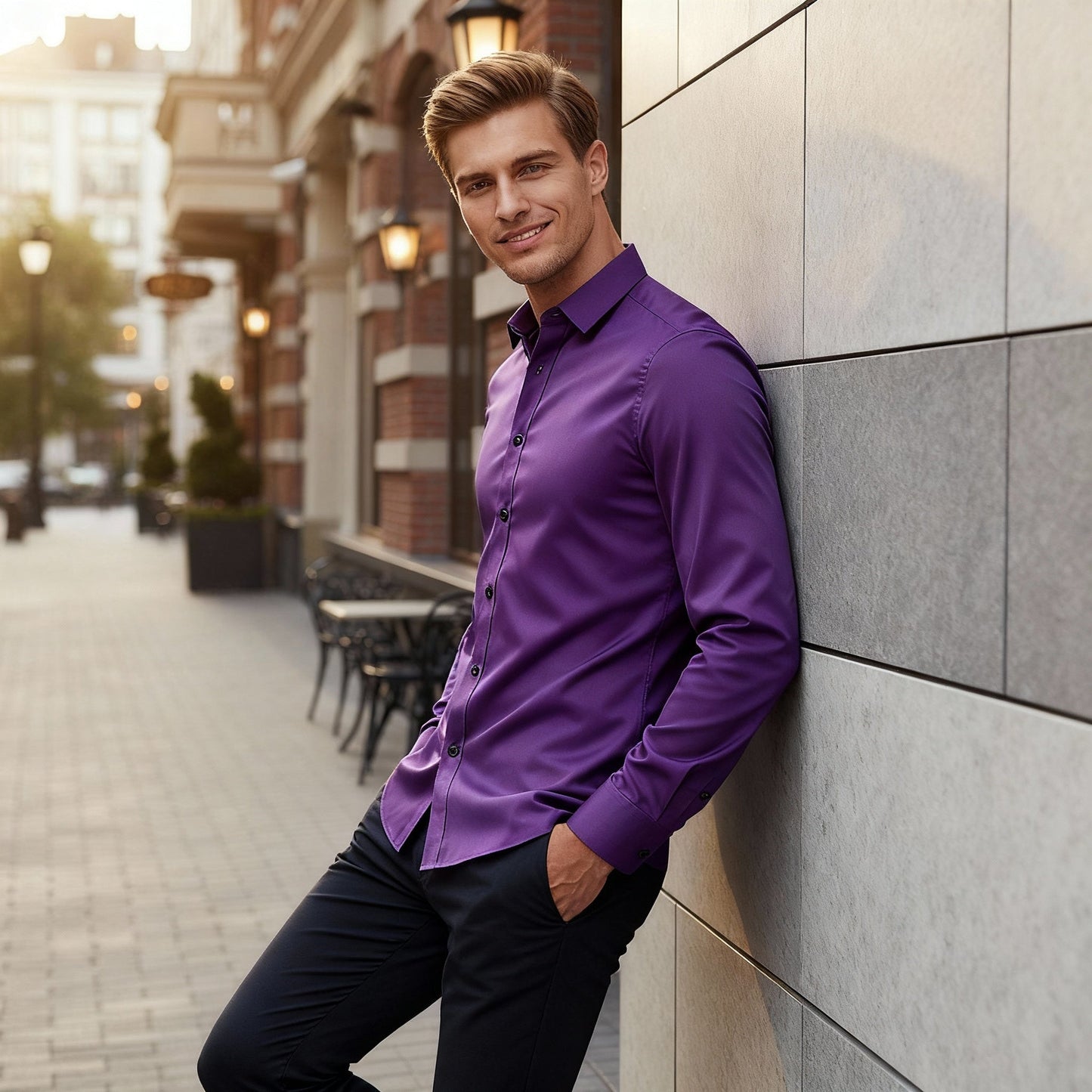 Easy Iron Stretch Shirt Comfort