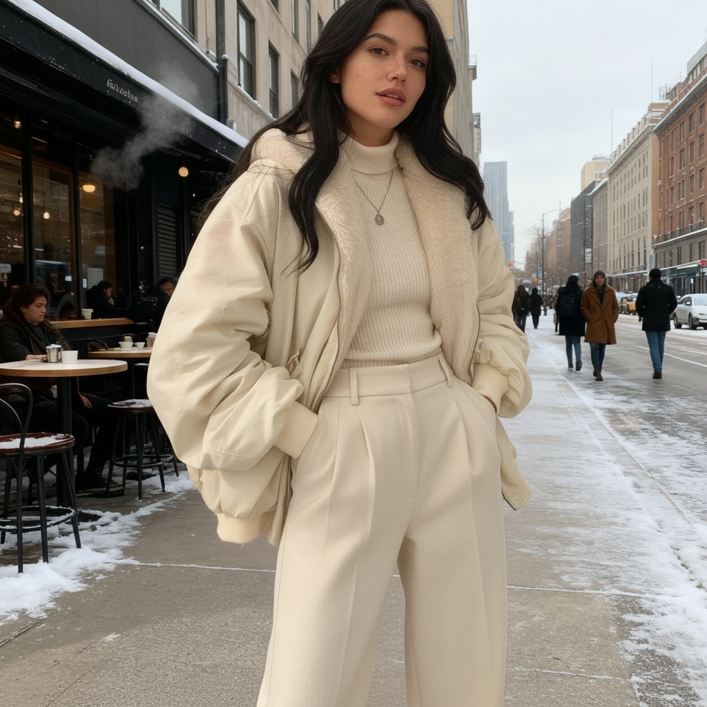 Thermal Winter Coat for Women, Oversized Fleece Jacket