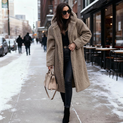 Soft Teddy Coat Women's Hooded Jacket