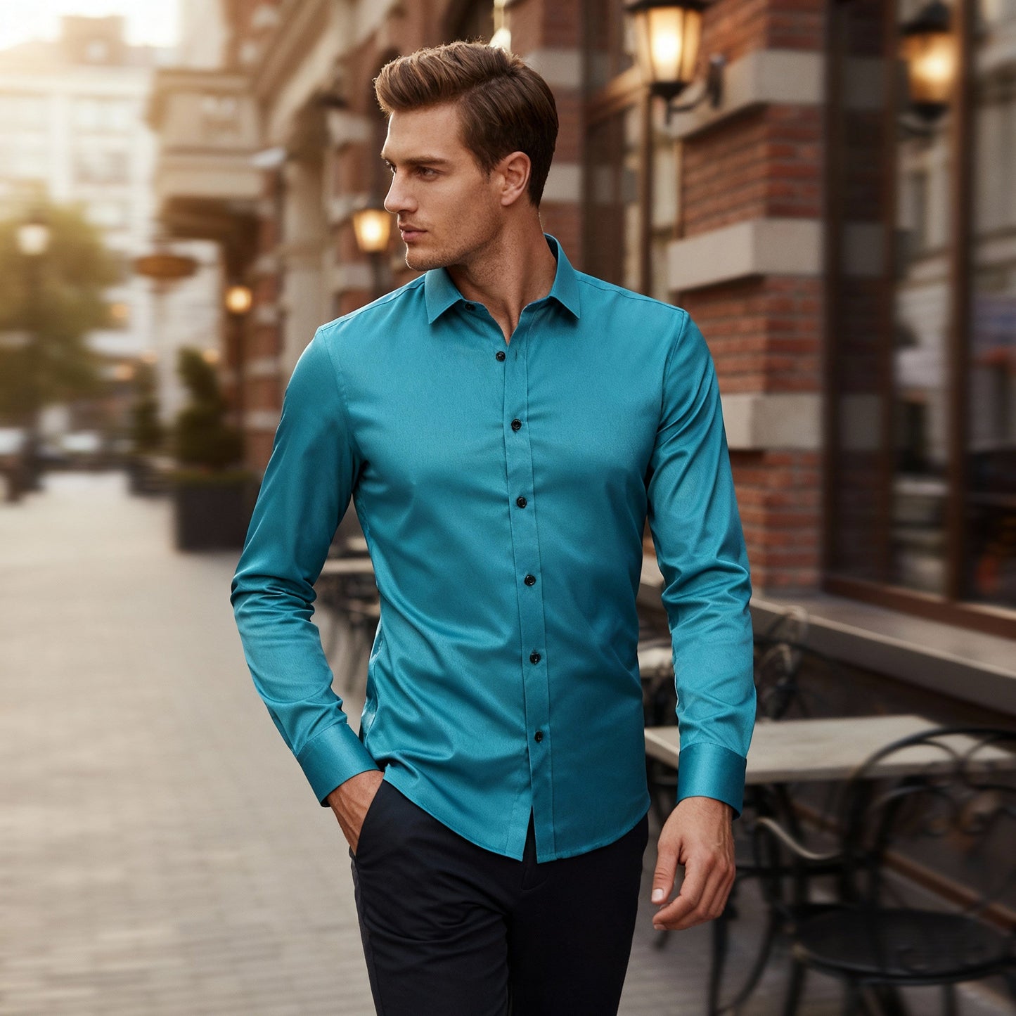 Easy Iron Stretch Shirt Comfort