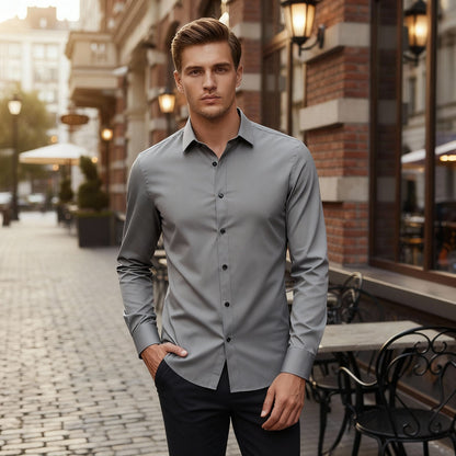 Easy Iron Stretch Shirt Comfort
