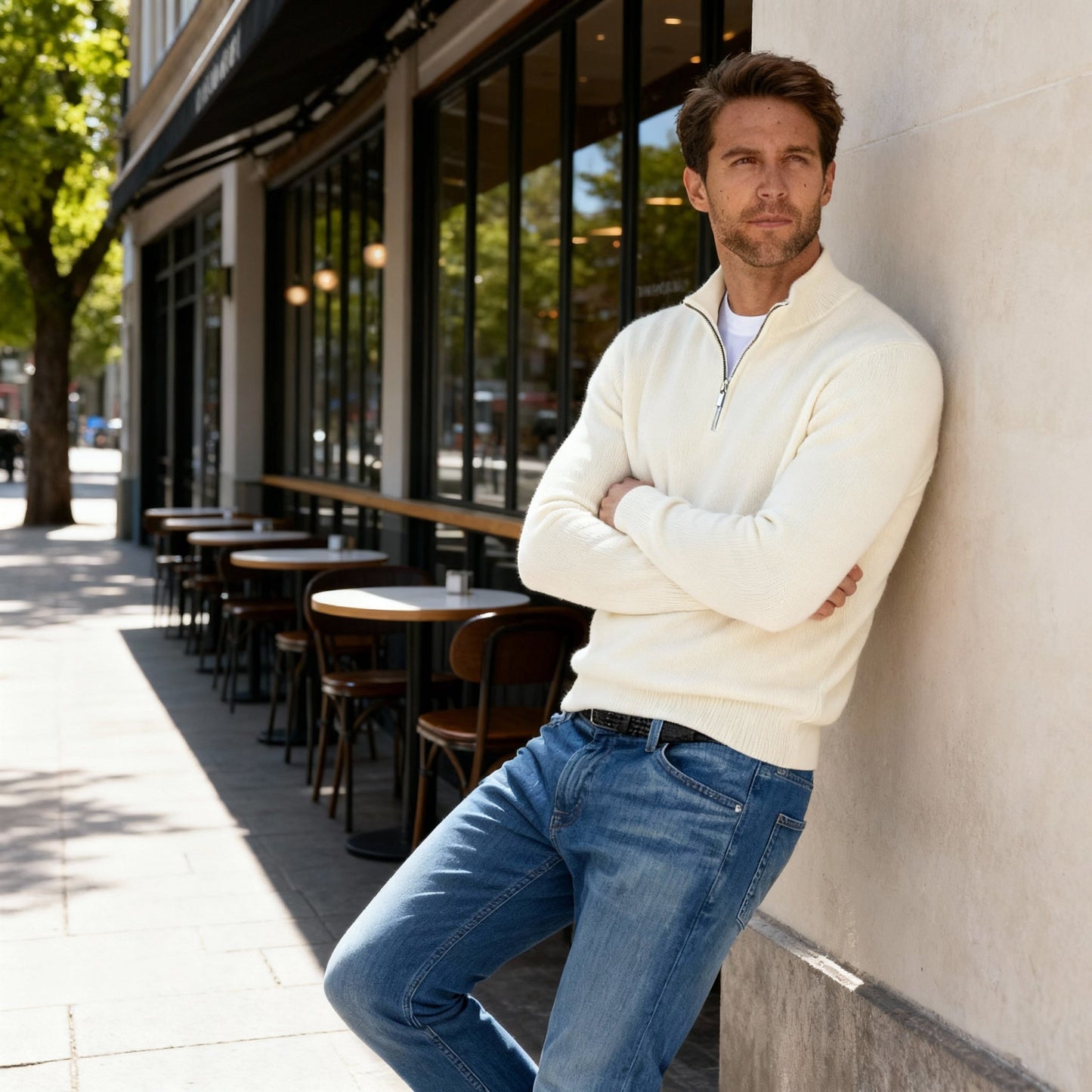 Men's Fine Knit Pullover