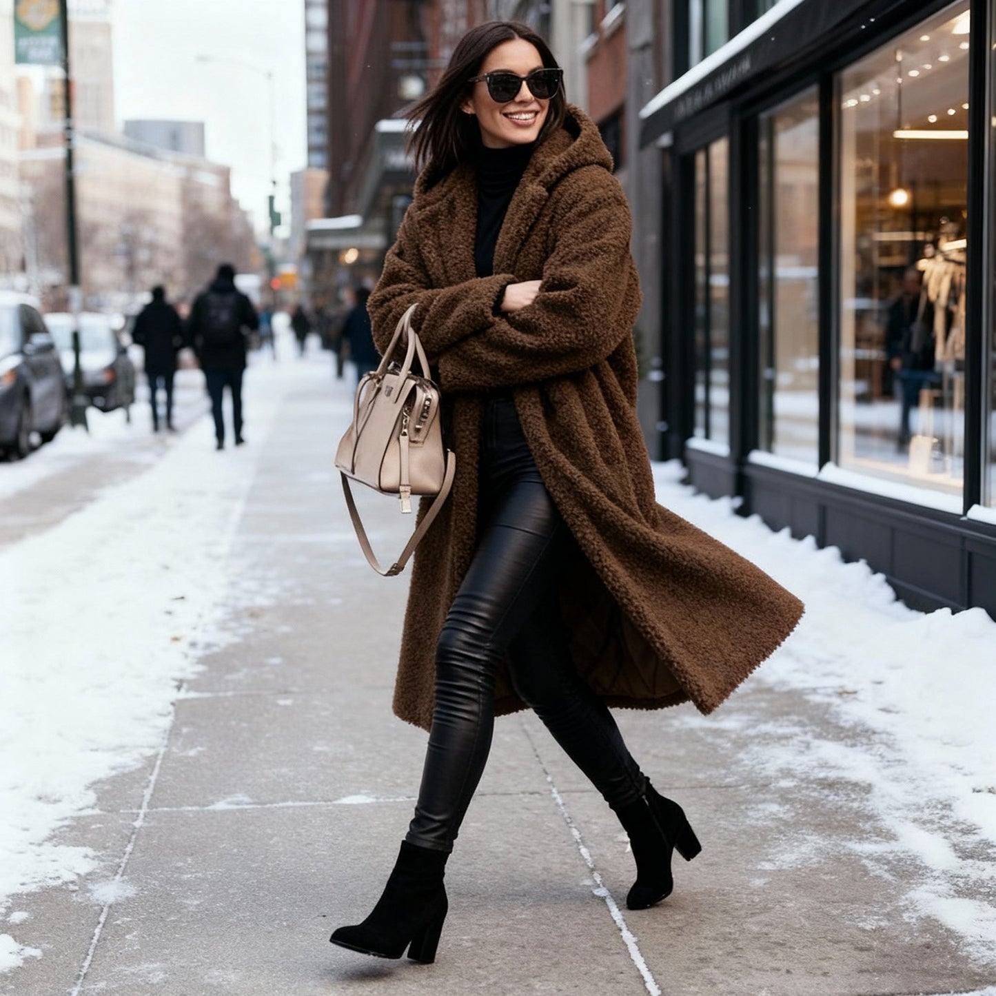 Soft Teddy Coat Women's Hooded Jacket