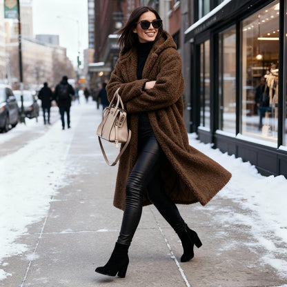 Soft Teddy Coat Women's Hooded Jacket