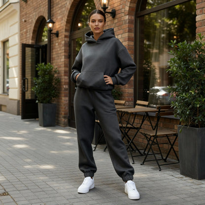 Comfortable Two-Piece Jogging Suit Set