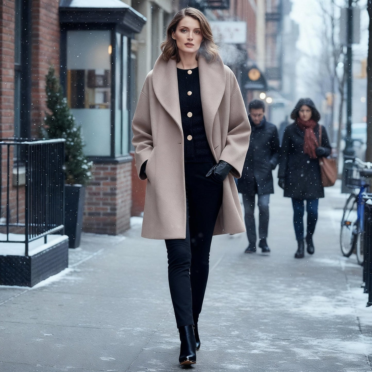 Stylish Women's Winter Coat Windproof
