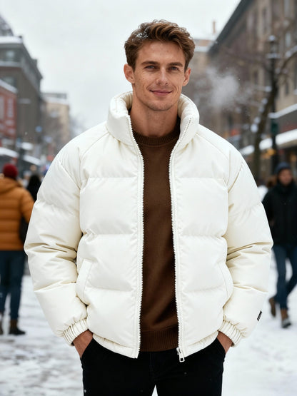Men's Thermal Winter Jacket Lined Warm Insulated