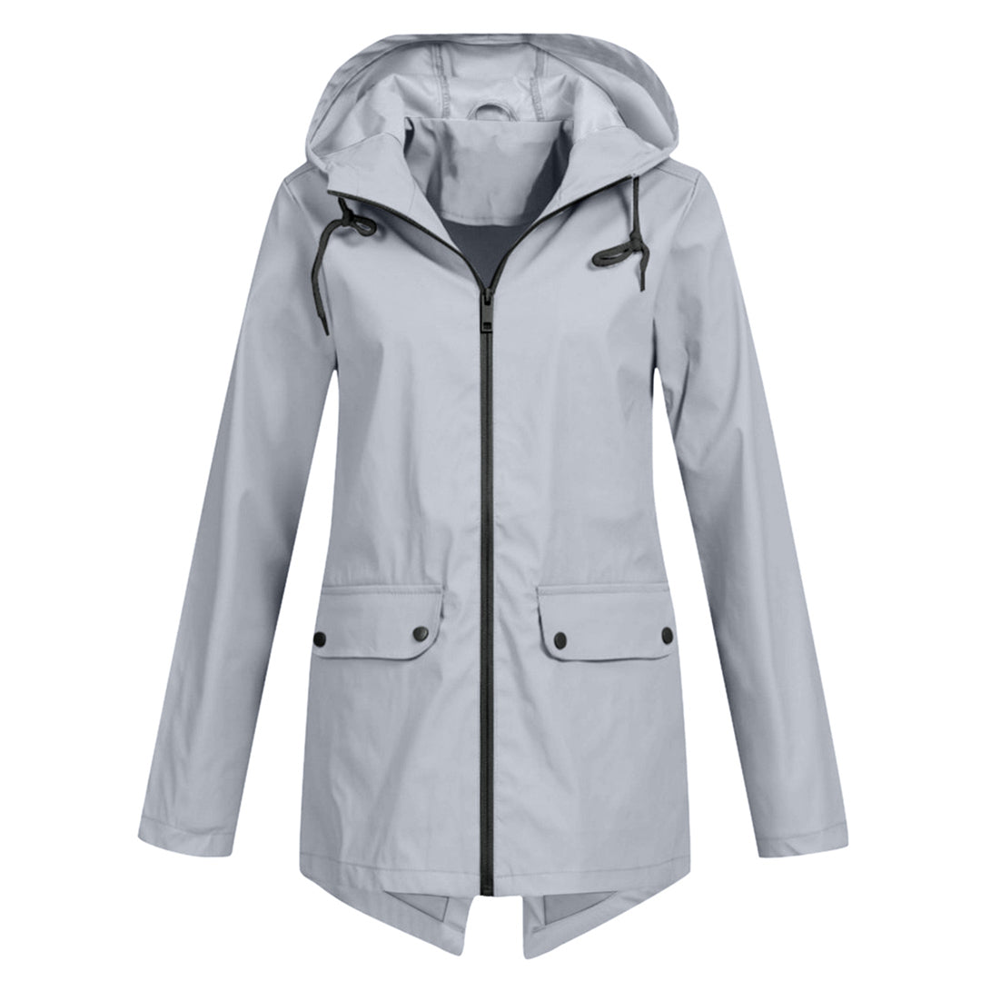Autumn Rain Jacket for Women - Elegant & Waterproof