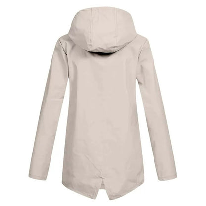 Herbst Regenjacke Damen Elegant Wasserfest - IdealeKleiden