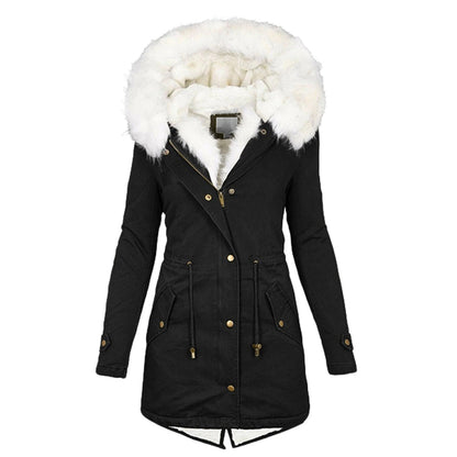 Warme Winterjacke Damen Stilvoll - IdealeKleiden