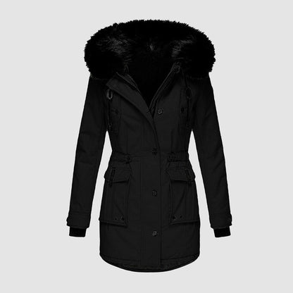 Warm winter jacket with fleece lining