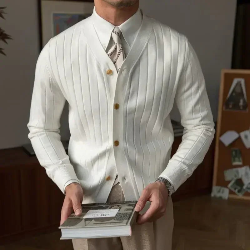 Elegant Men's V-Neck Vest Modern