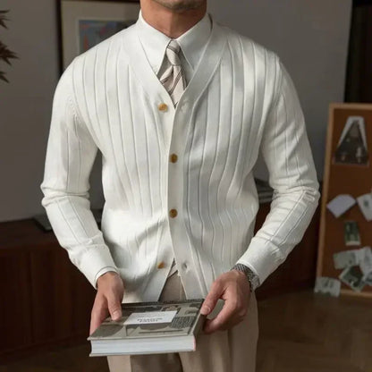 Elegant Men's V-Neck Vest Modern
