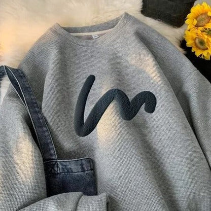Men's Wave Pattern Trendy Sweater