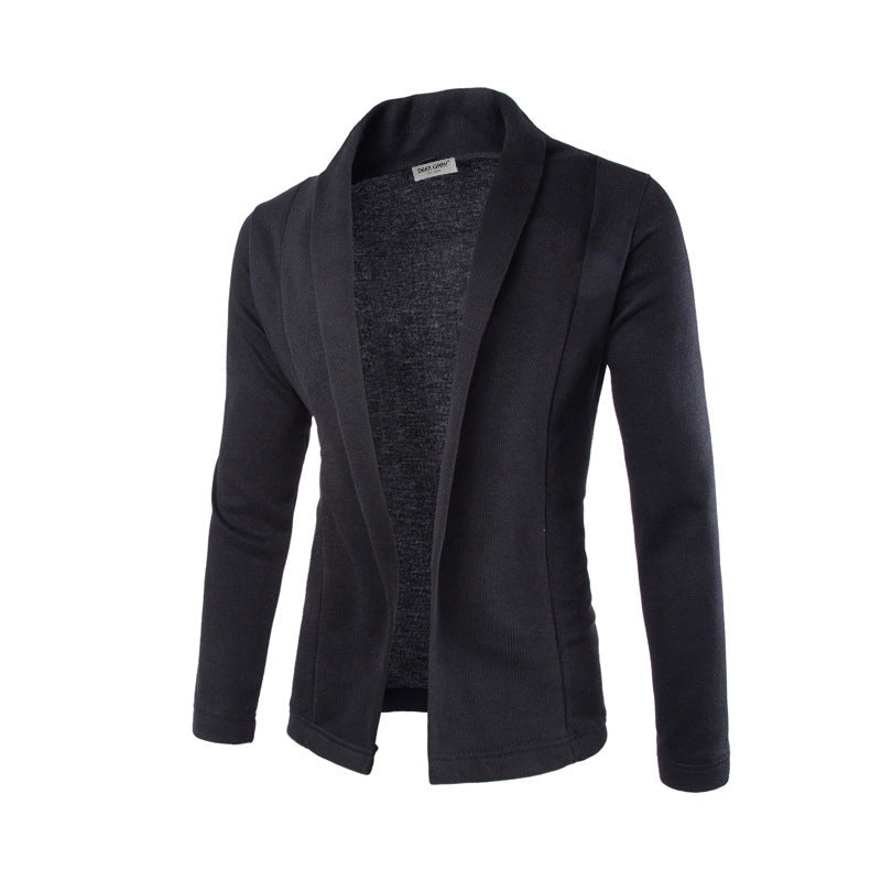 Men's Open-Front Modern Cardigan