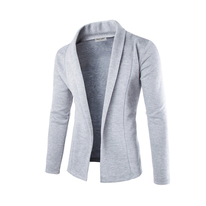 Men's Open-Front Modern Cardigan