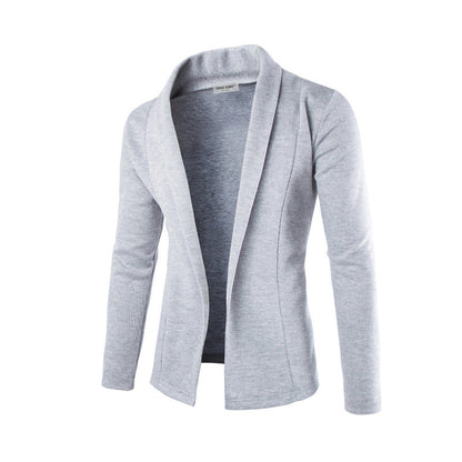Men's Open-Front Modern Cardigan