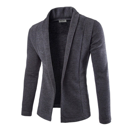 Men's Open-Front Modern Cardigan