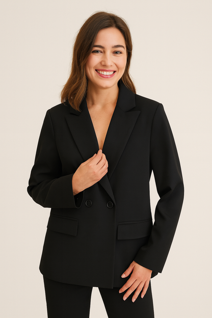 Elegante Herrenkleidung | Reverskragen Zweireihig Knöpfe