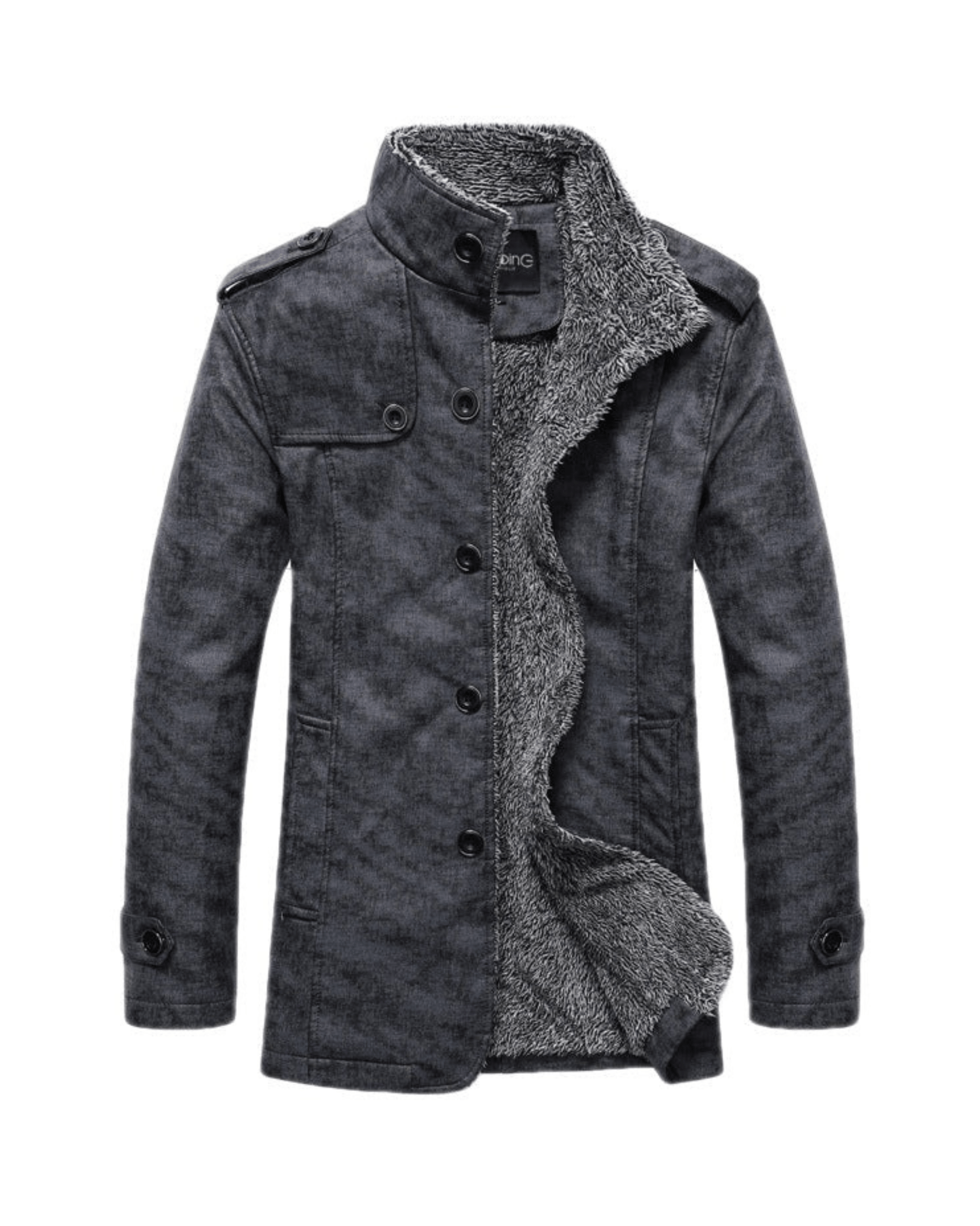 Herren Winterjacke Warm Isoliert Stehkragen - IdealeKleiden