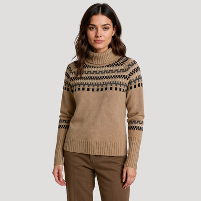Strickpullover Rollkragen Warm Winterlich