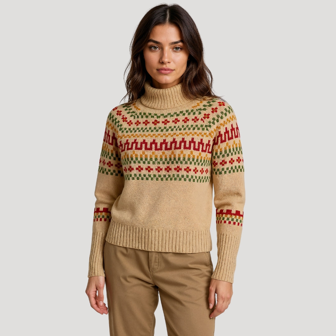 Strickpullover Rollkragen Warm Winterlich