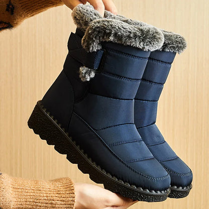 Waterproof Women's Winter Warm Fleece Boots