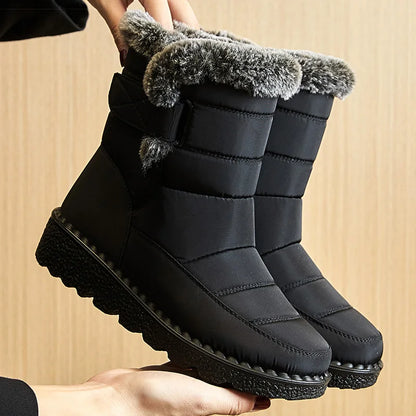 Waterproof Women's Winter Warm Fleece Boots