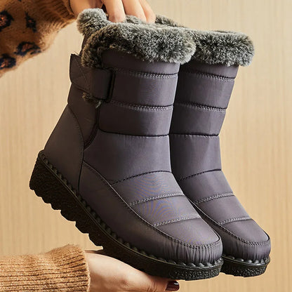 Waterproof Women's Winter Warm Fleece Boots