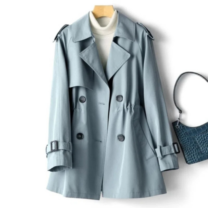 Elegant Women's Long Fashionable Trench Coat