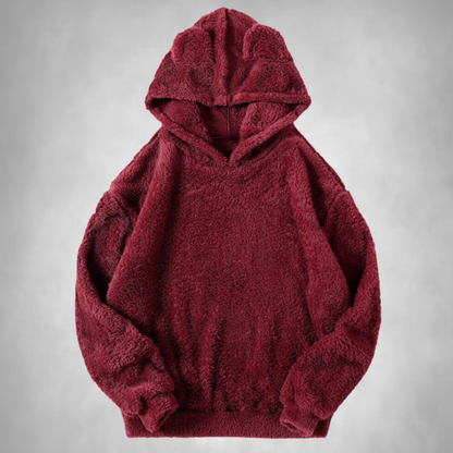 Men's Fleece Hoodie Warm Comfortable Teddy Look