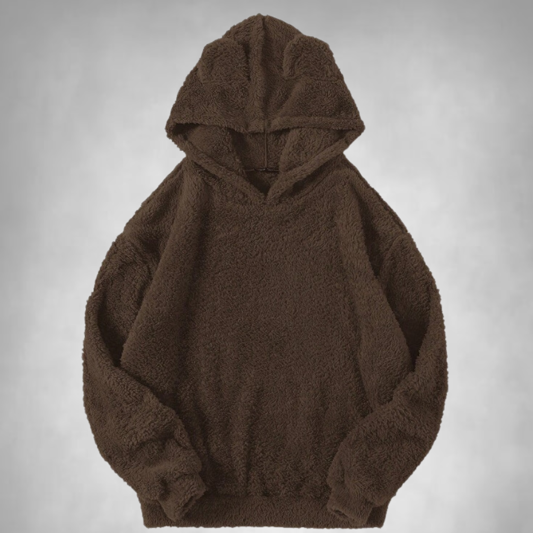 Men's Fleece Hoodie Warm Comfortable Teddy Look