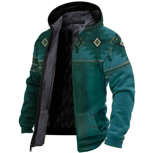 Vito - Retro Fleece Jacket Warm & Cozy