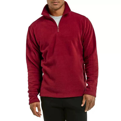 Men's Fleece Pullover Zipper