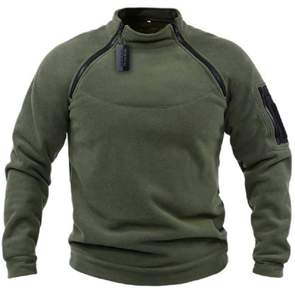 Men's Fleece Pullover Warm Half-Zip Outdoor