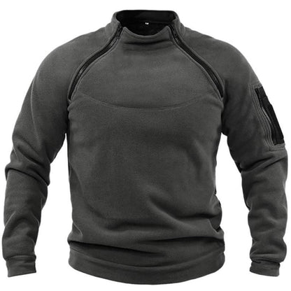 Men's Fleece Pullover Warm Half-Zip Outdoor
