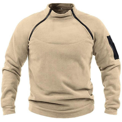 Men's Fleece Pullover Warm Half-Zip Outdoor