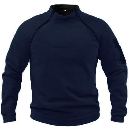 Men's Fleece Pullover Warm Half-Zip Outdoor