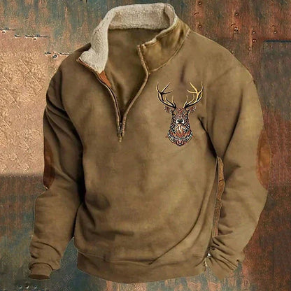 Warmer Fleece Pullover Men Winter