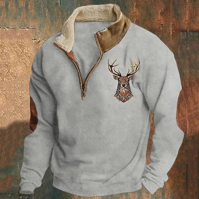 Warmer Fleece Pullover Men Winter
