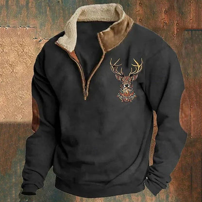 Warmer Fleece Pullover Men Winter