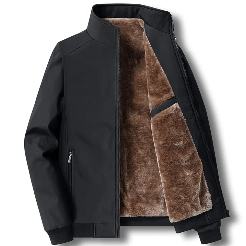 Men's Winter Jacket Fleece Insulated Windproof