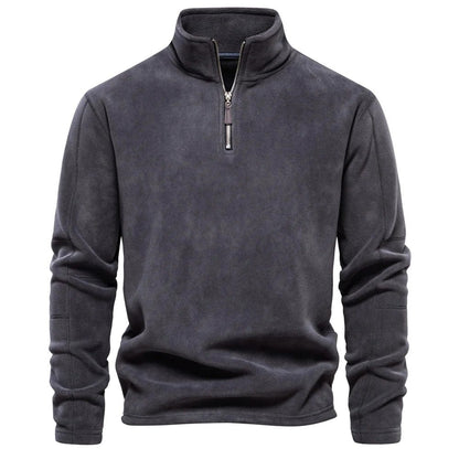 Men's Warm Long-Sleeved Fleece Jacket