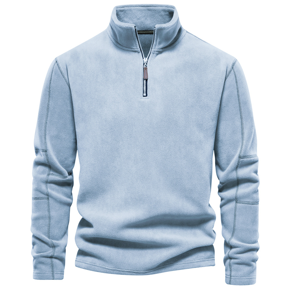 Men's Warm Long-Sleeved Fleece Jacket