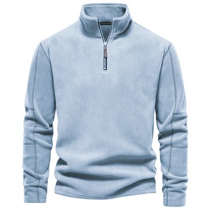 Men's Warm Long-Sleeved Fleece Jacket